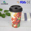 printed paper cup with lid